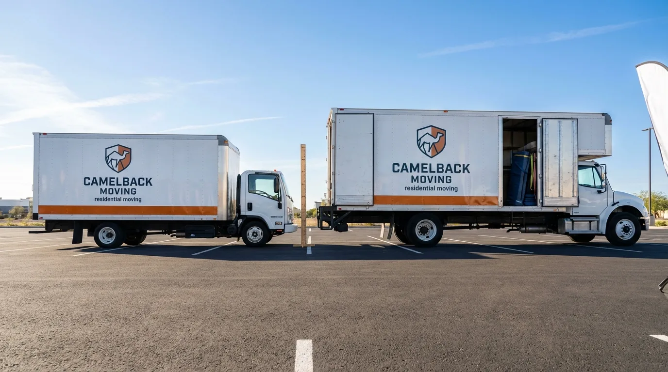 Moving truck size capacity guide in Cumberland Center